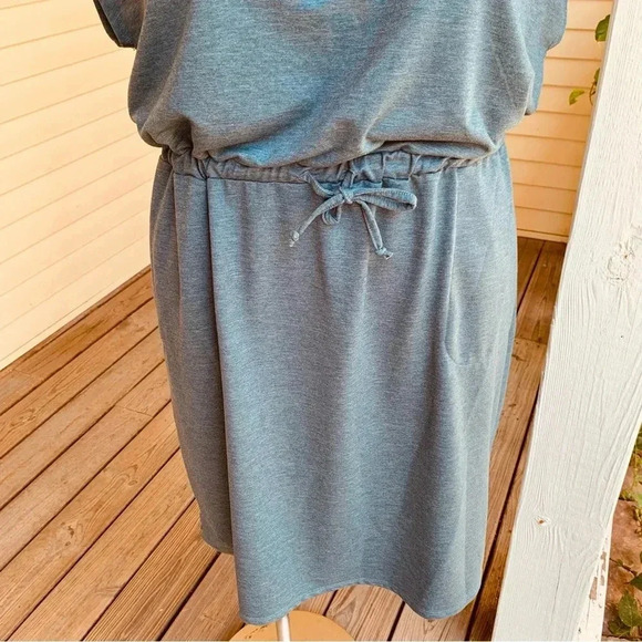 32° Degrees Cool Soft Lux Dress Heather Light Green Size XL Pockets Athleisure - Picture 7 of 9